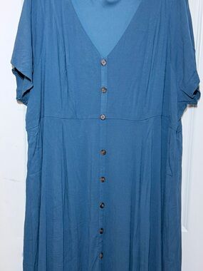 Torrid Teal Tea Length Dress